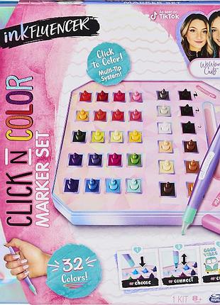 Inkfluencer набор для рисования маркеры 32 цвета 6063603 we wear cute click n color marker set