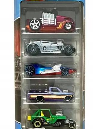 Hot wheels подарочный набор машинок из 5-ти штук hly79 hw exposed engines 5 cars