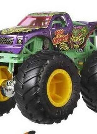 Hot wheels monster trucks test subject из набора ggc61 1:64 scale die-cast ultimate chaos