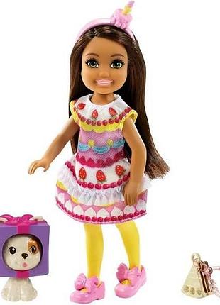 Barbie барбі челсі день народження grp71 club chelsea dress-up doll