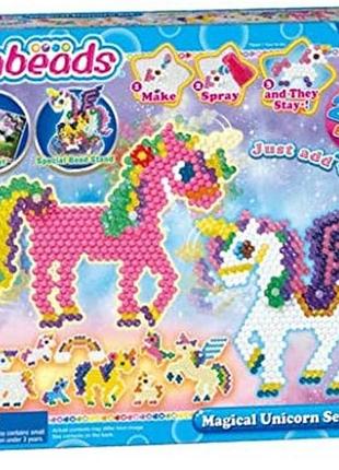 Aquabeads набор аквамозаики 2000 бусинок волшебные единороги ‎31489 magical unicorn set