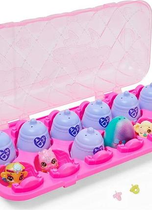 Hatchimals colleggtibles shimmer babies лоточек с двенадцатью коллекционными фигурками в яйцах мерцающие
