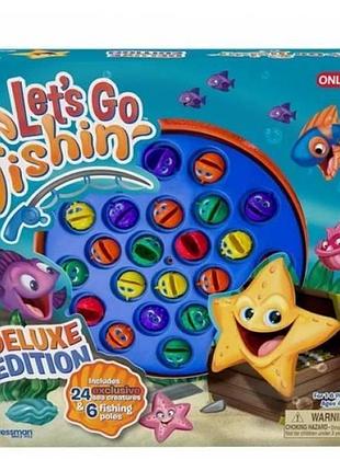 Pressman настільна гра цікава риболовля let's go fishin' deluxe game
