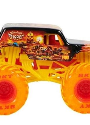 Monster jam truck son-uva digger з набору вогонь і лід fire & ice 1:64 scale vehicles spin master