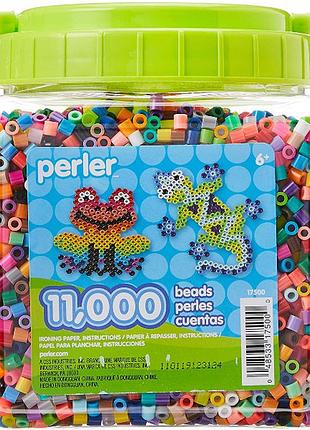 Perler термомозаика ассорти 11000 бусинок beads assorted multicolor fuse beads