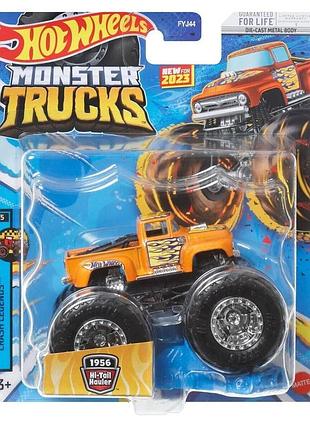 Hot wheels monster trucks jam hi-tail hauler внедорожник джип 1 к 64 scale fyj44