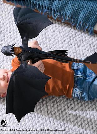 Беззубик дышащий огнем ultimate plasma blast toothless интерактивная игрушка как приручить дракона how to train your dragon dreamw 5