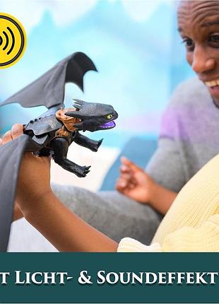 Беззубик дышащий огнем ultimate plasma blast toothless интерактивная игрушка как приручить дракона how to train your dragon dreamw 7