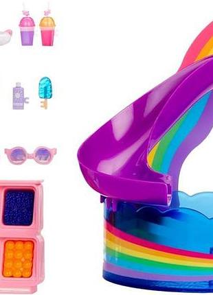 Rainbow high littles pool day радужный праздник в бассейне игровой набор