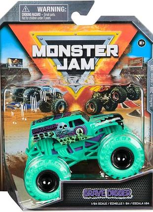 Monster jam truck grave digger 1:64 внедорожник джип spin master series 38