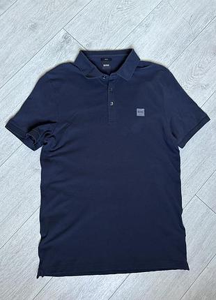 Оригінальна футболка поло boss hugo boss slim fit (розмір xl)
