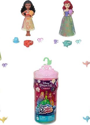 Disney princess royal color reveal garden party принцесса дисней сюрприз series hrn63 mattel