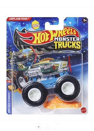 Hot wheels monster jam trucks hw airplane mode внедорожник джип 1:64 scale fyj44