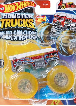 Hot wheels monster jam trucks 5 alarm внедорожник джип 1:64 scale fyj44