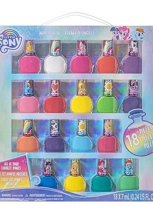 Townley girl my little pony мой маленький пони набор детских лаков peel-off nail