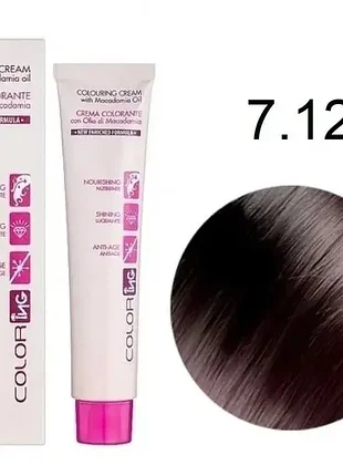 Крем-фарба для волосся ing professional coloring cream with macadamia oil No 7.12 (перший блондин) — 2 шт.