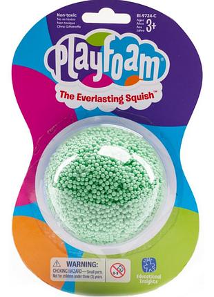 Playfoam шариковый пластилин классический зеленый classic