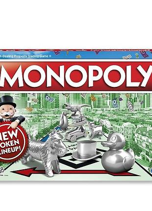 Hasbro настільна гра класична монополія monopoly classic game c1009