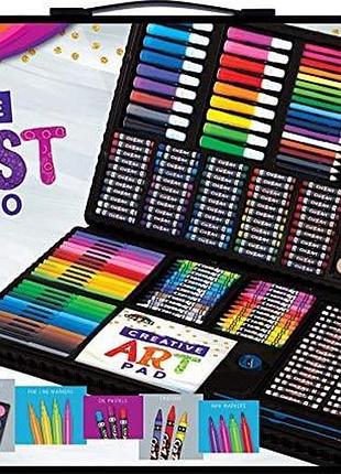 Cra-z-art большой набор для рисования 250 предметов в чемодане creative artist studio 250 piece set. уценка!