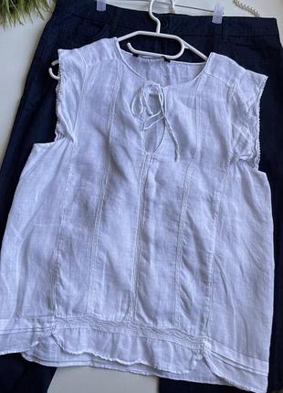 Блуза zara льон