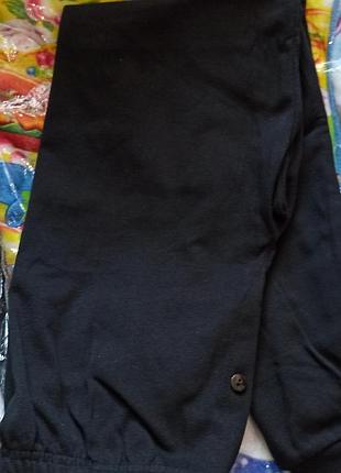 Мужские подштанники с начесом, хлопок 95%, чёрные, р.8xl,производ. турция. с пуговицей.