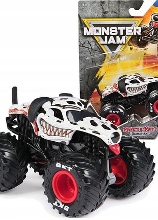 Monster jam monster mutt dalmatian далматин legacy tracks машинка внедорожник джип 1:64 monster trucks spin master