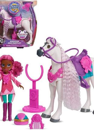 Winners stable набор кукла и лошадка doll and horse madison articulated huntley articulated horse just play