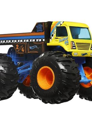 Hot wheels monster trucks haulin 64 самосвал внедорожник джип 1:24 vehicle htm79
