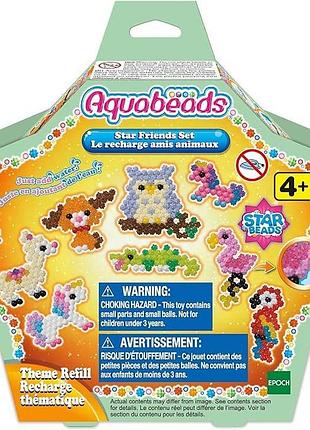 Aquabeads аквамозаика набор бусин 600 шт 21 цвет звездные друзья arts & crafts star friends theme bead pack