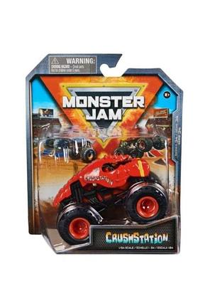 Monster jam truck crushstation омар diecast 1:64 scale vehicles series 34 spin master