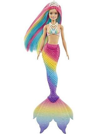 Barbie dreamtopia барби русалочка меняющая цвет rainbow magic mermaid русалка gtf89