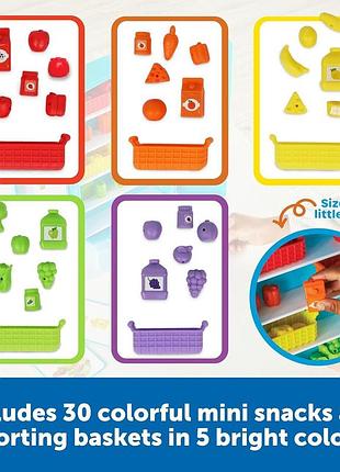 Learning resources sorting snacks mini fridge игровой набор для сортировки и счета «мини холодильник» 2