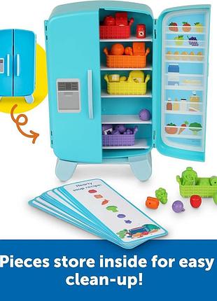 Learning resources sorting snacks mini fridge игровой набор для сортировки и счета «мини холодильник» 5