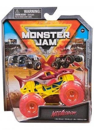 Monster jam truck акула megalodon мегалодон 1:64 внедорожник джип spin master series 37