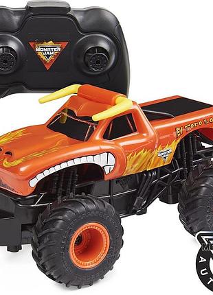 Hot wheels monster jam внедорожник джип на радиоуправлении el toro loco 1:24 scale