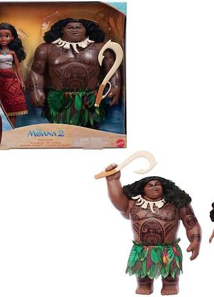 Moana 2 voyager набор моана и мауи moana & maui mattel jdd42