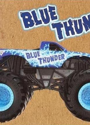 Monster jam official blue thunder из набора 12-pack of 1:64 scale die-cast