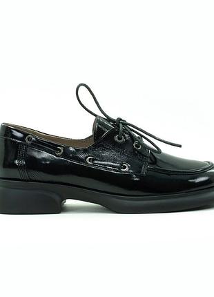Жіночі туфлі комфорт vilansi v8672 black lacquer 40 розмір
