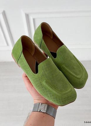 Жіночі анатомічні лофери palmira з натуральної шкіри та замші — літні перфоровані лофери на тонкій підошві натуральна замша, зілля
