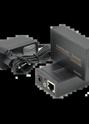 Активный удлинитель vga сигнала cat5e/6e 100м 1080p