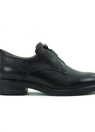 Жіночі туфлі лофери vilansi v8733 black leather 41 розмір