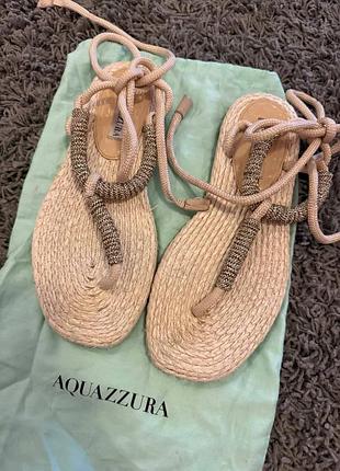Босоніжки  aquazzura 38 р стан нових  695 доларів на сайті