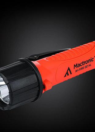 Пожежний ліхтар професійний іскробезпечний mactronic m-fire 02 hl (290 lm) ex-atex