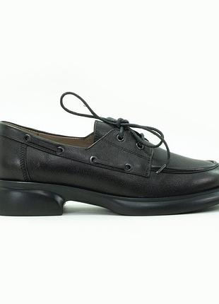 Жіночі туфлі комфорт vilansi v8672 black leather 37 розмір