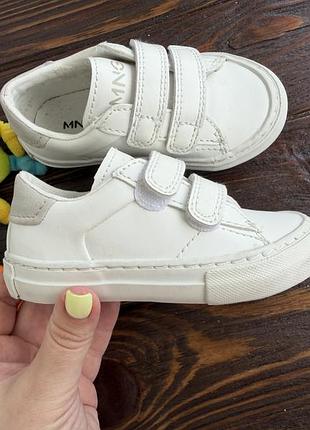 Білі кеди для дівчинки mango 5