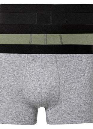 Труси-боксери набір 3 шт. для чоловіка livergy lycra® 450235_450237_ xl різнобарвний