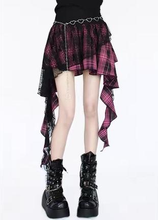 Ефектна спідниця grunge punk egirl