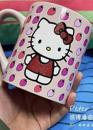 Чашка hello kitty