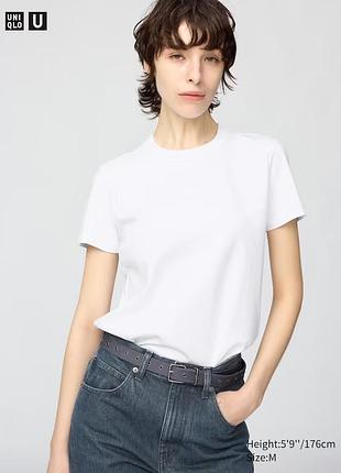 Базові футболки uniqlo u біла, чорна