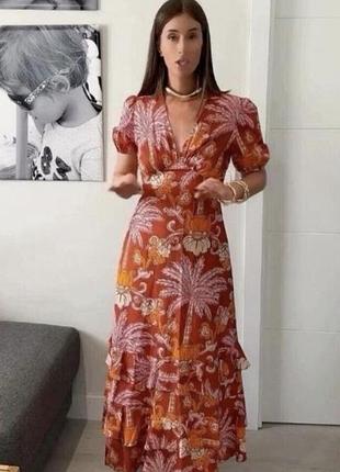 Платье хлопок zara